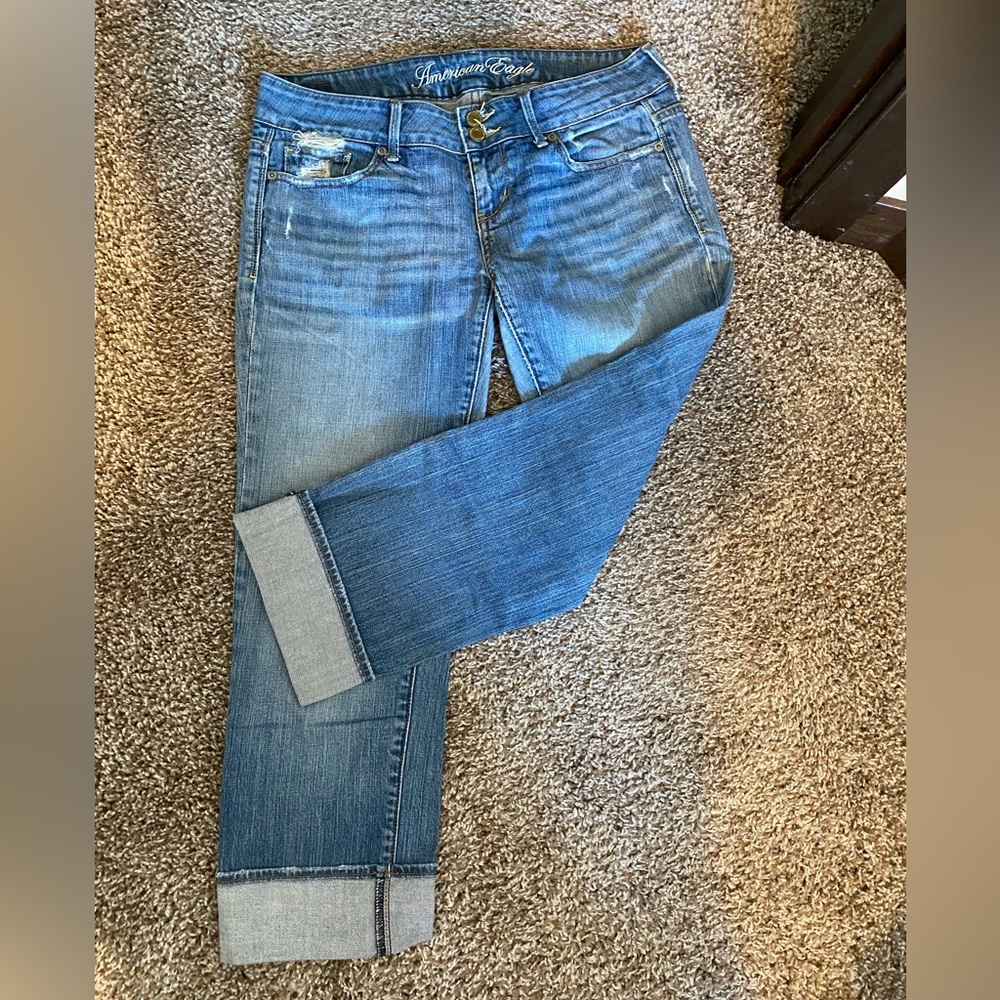 American Eagle Jean Capris